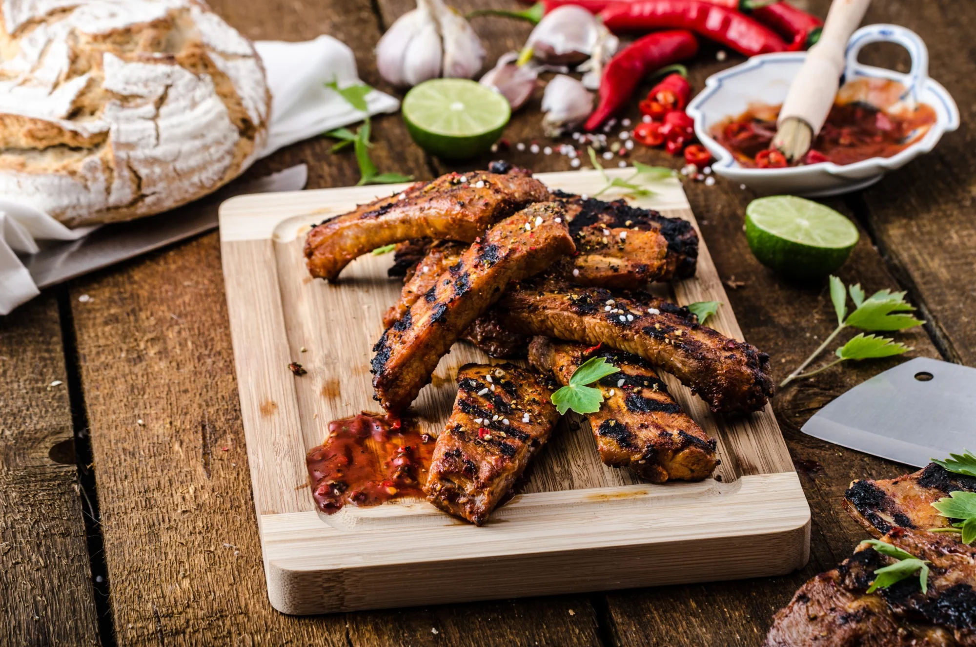 Lime & Pepper Summer Grilled Ribs