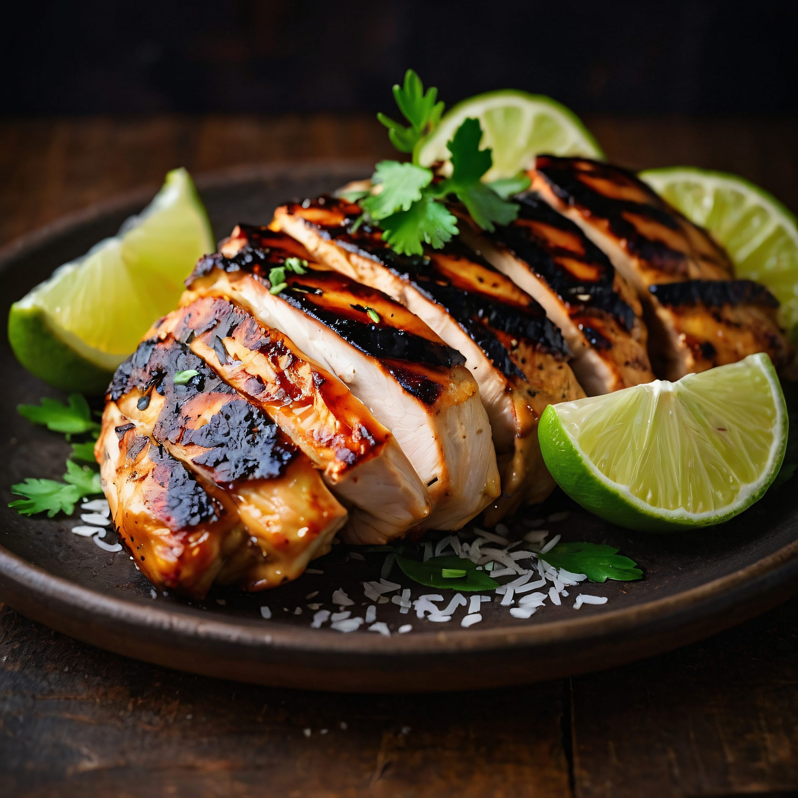 Grilled Thai Coconut Lime Chicken