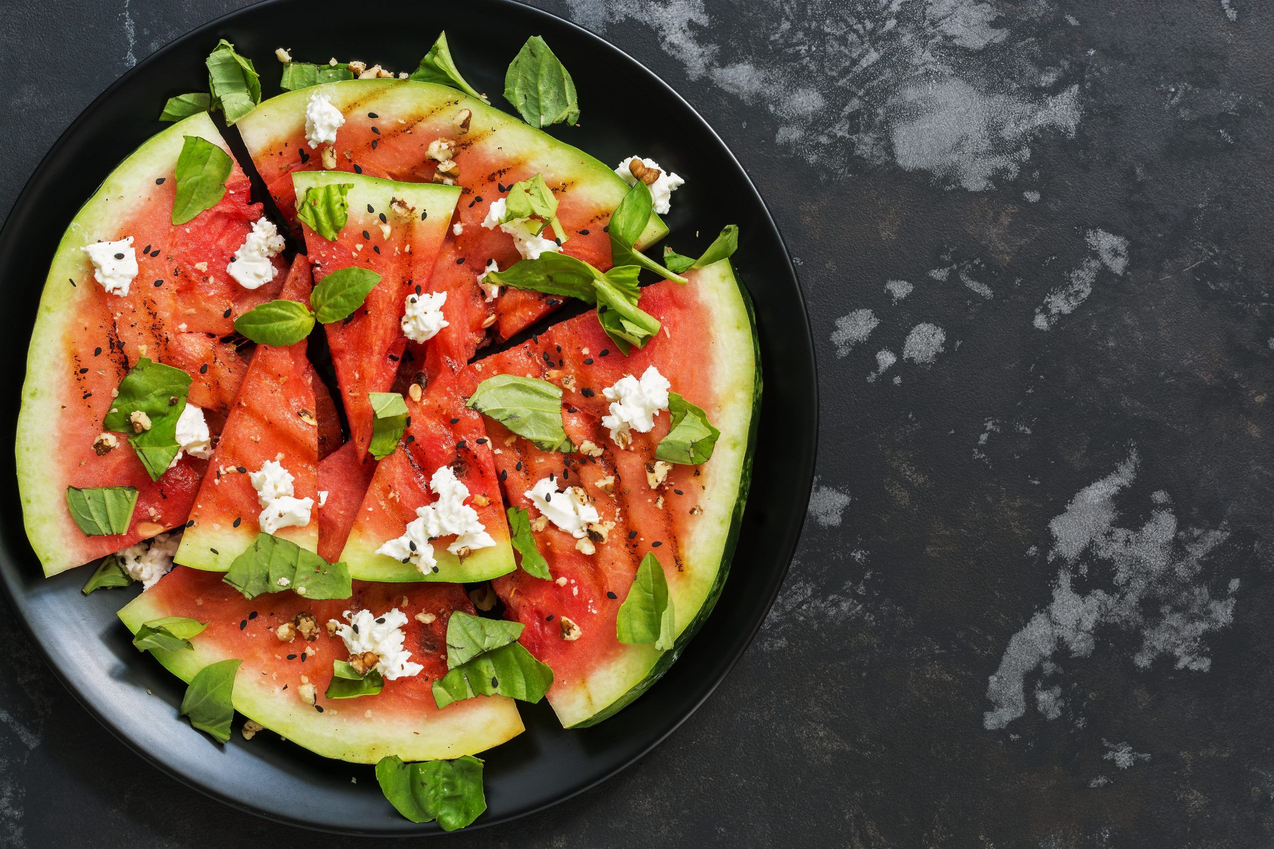 Tropical Grilled Watermelon Salad