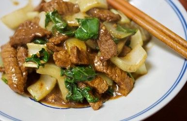 Beef Stir Fry with Onions & Cabbage